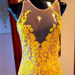 For Love and Lemons halter lace dress